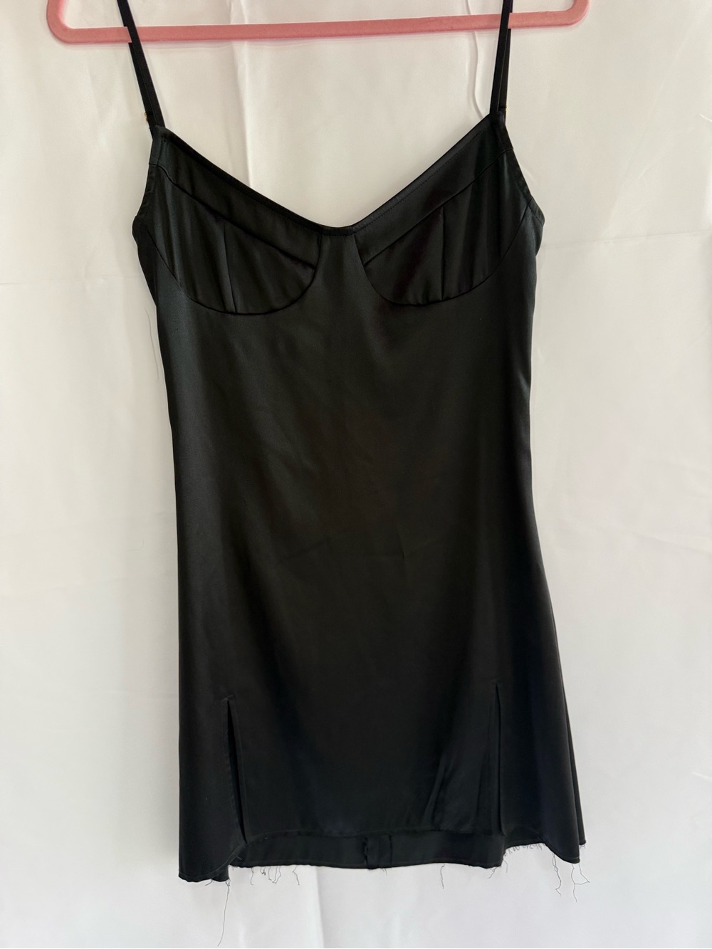 Black Silk Slip Dress - Women dresses